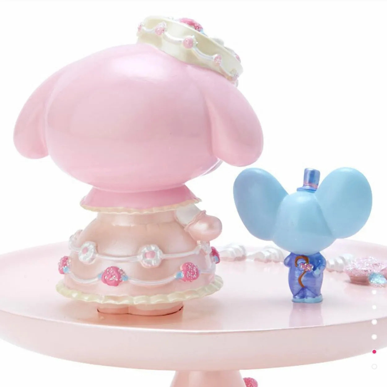 My Melody Rose Cream Cake Accessory Tray