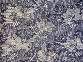 Navy Floral - Premium Printed Scuba