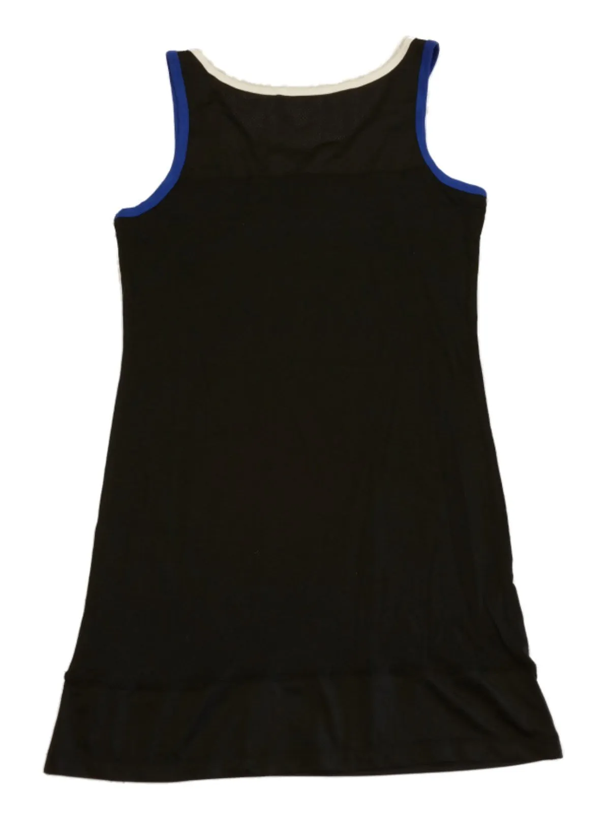 New York Mets 47 Brand WOMEN Black Metallic Logo Sleeveless Summer Dress (S)