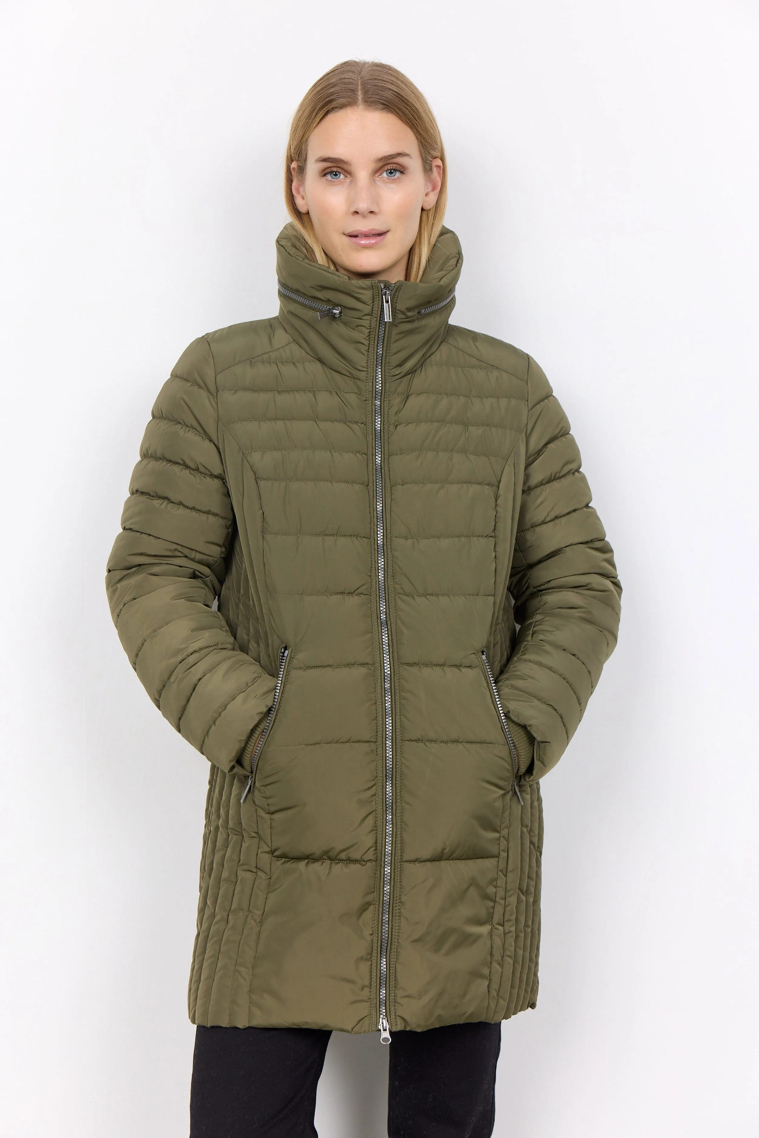 Nina Quilted Jacket - Olive