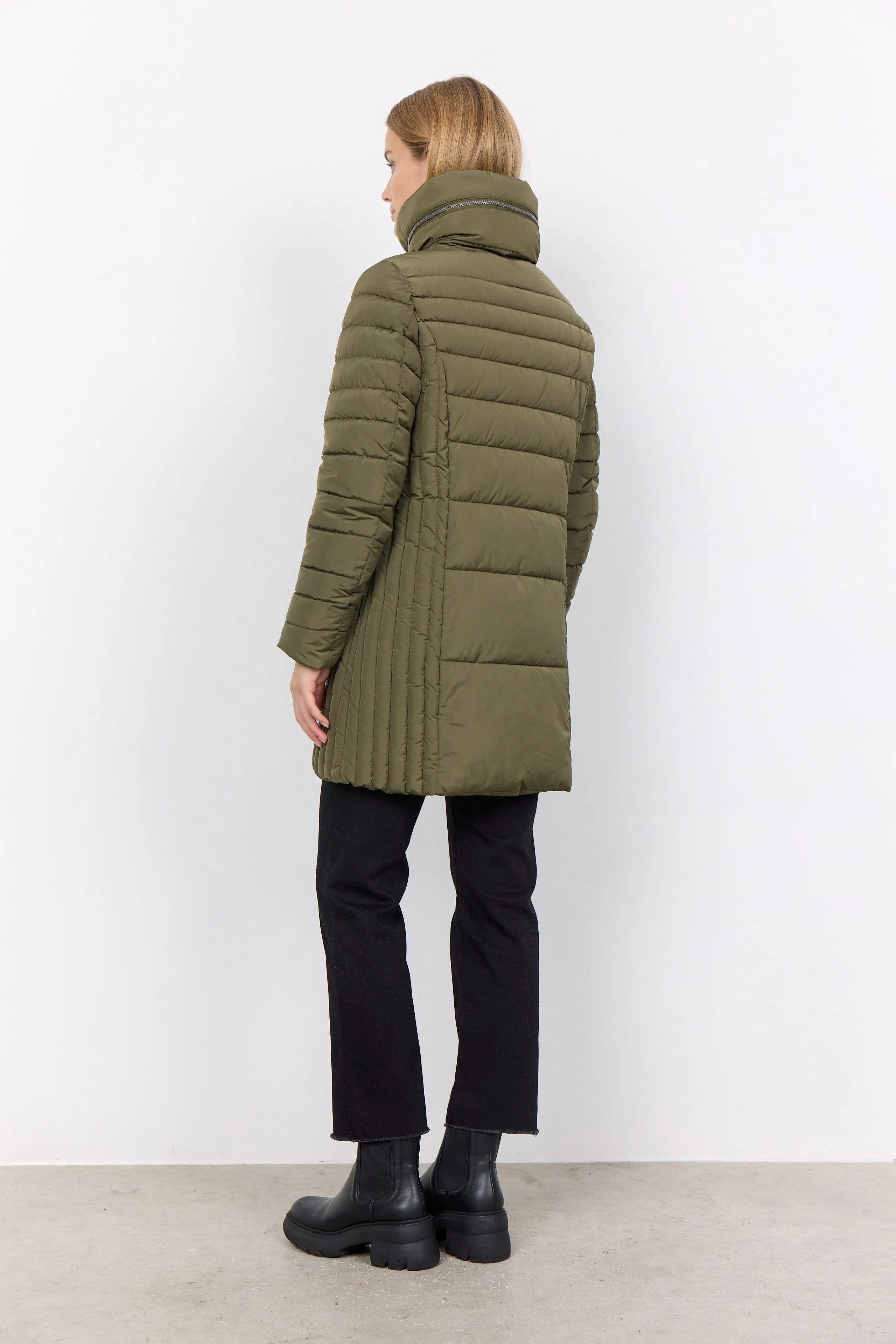 Nina Quilted Jacket - Olive