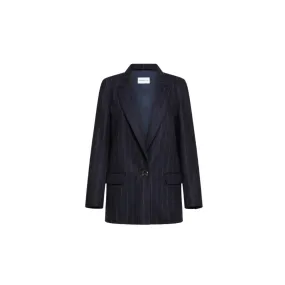 Ocean Pinstripe Flannel Blazer 2423046112200