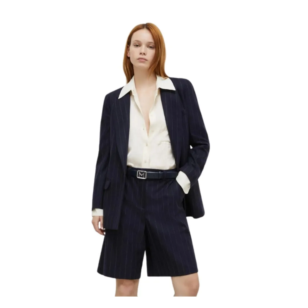 Ocean Pinstripe Flannel Blazer 2423046112200