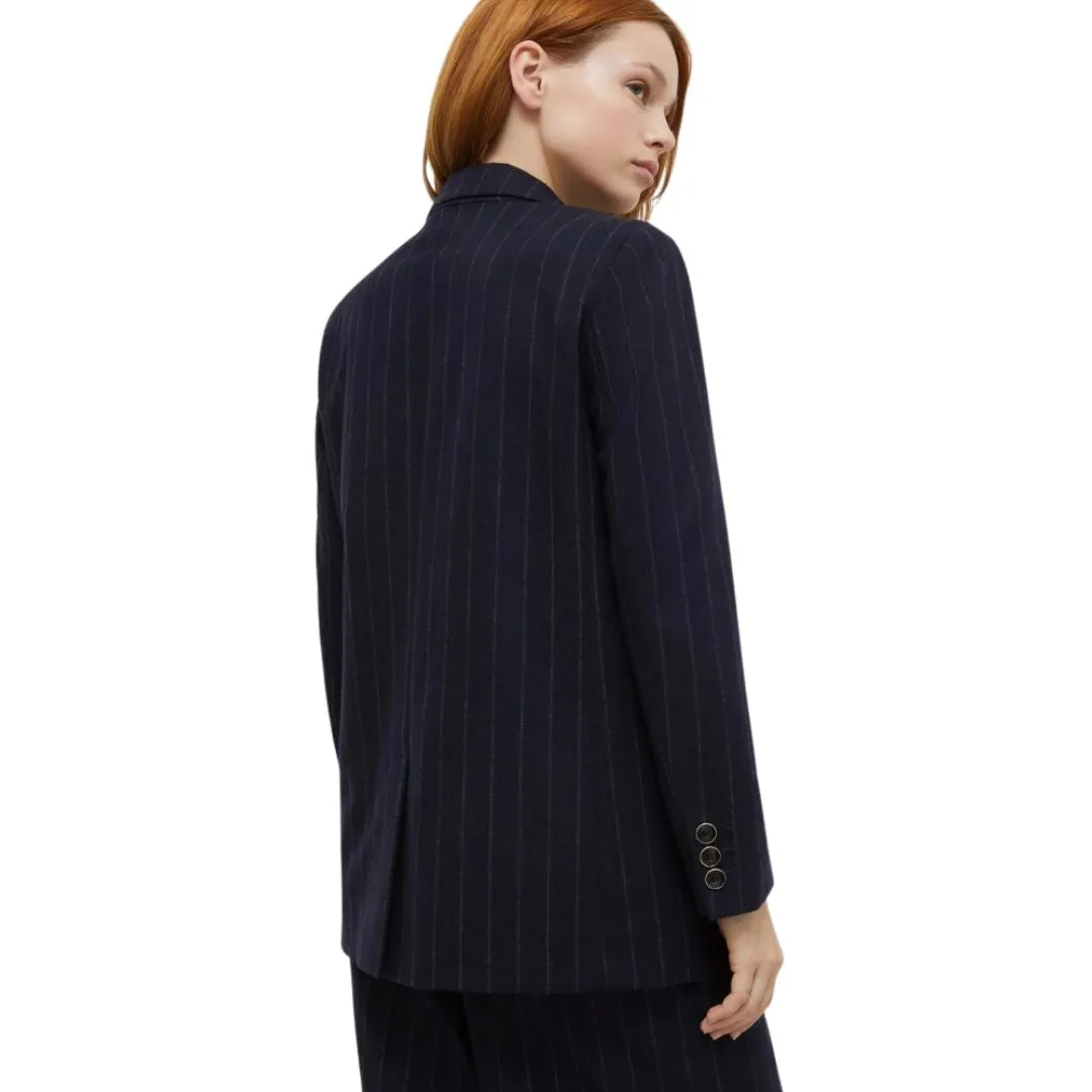 Ocean Pinstripe Flannel Blazer 2423046112200