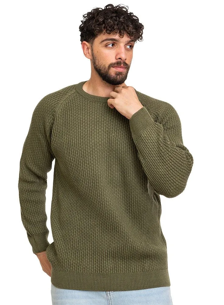Olive-Design002 BS-Round Pullover