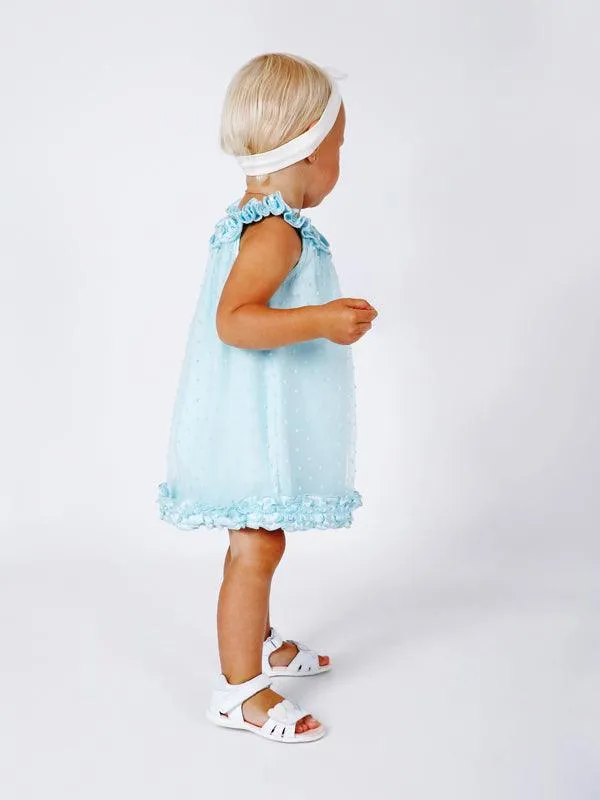 One Friday Aqua Dress With Bloomer