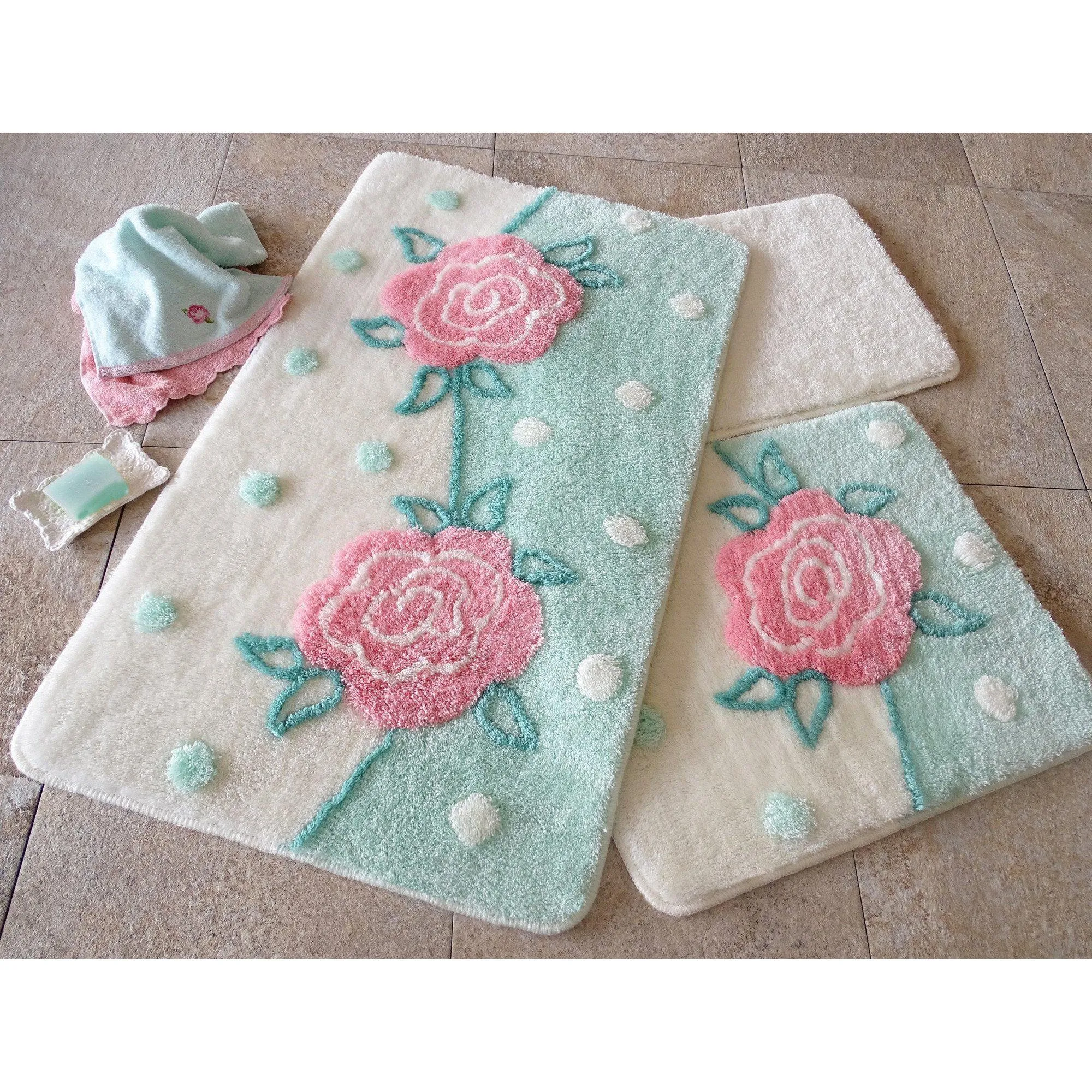 Oriel - Mint  Bath Mat