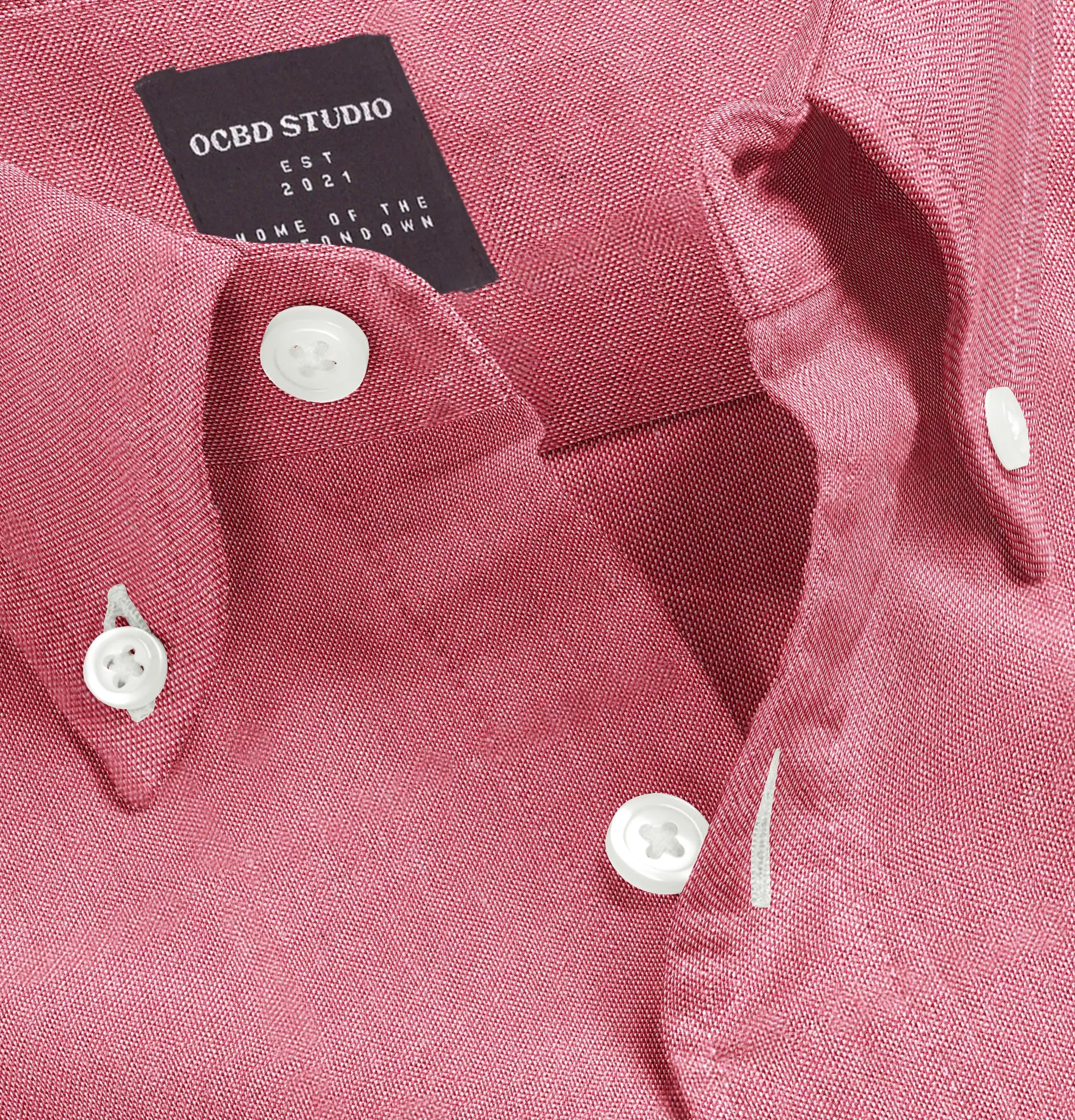 Oxford Button-Down - Long Sleeve - Pink