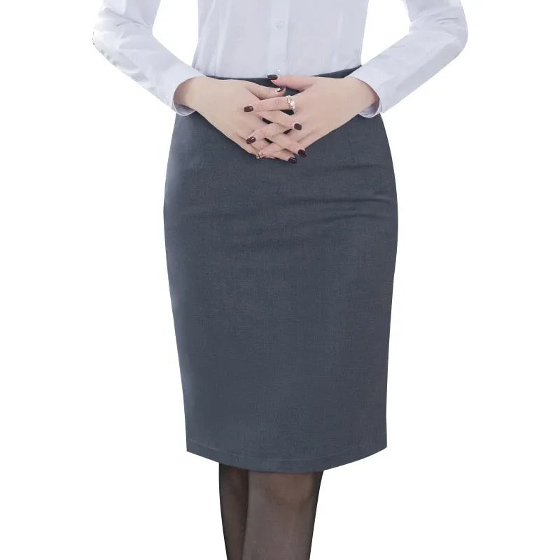 Pencil Skirt New Fashion  High Waist  Skirt