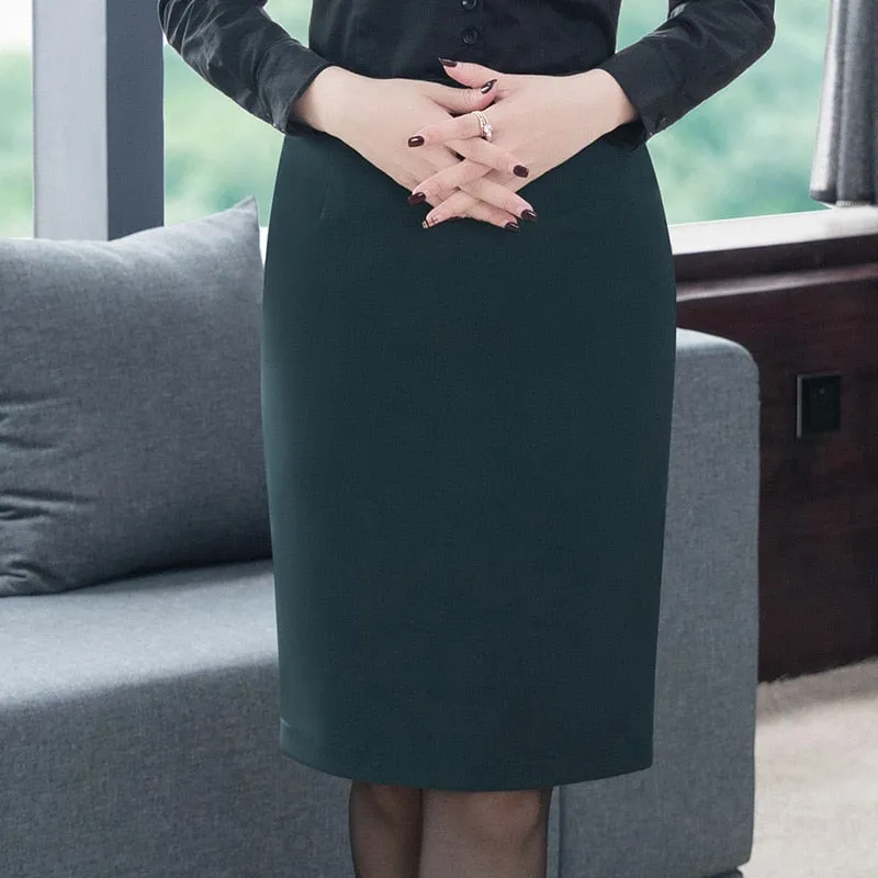 Pencil Skirt New Fashion  High Waist  Skirt