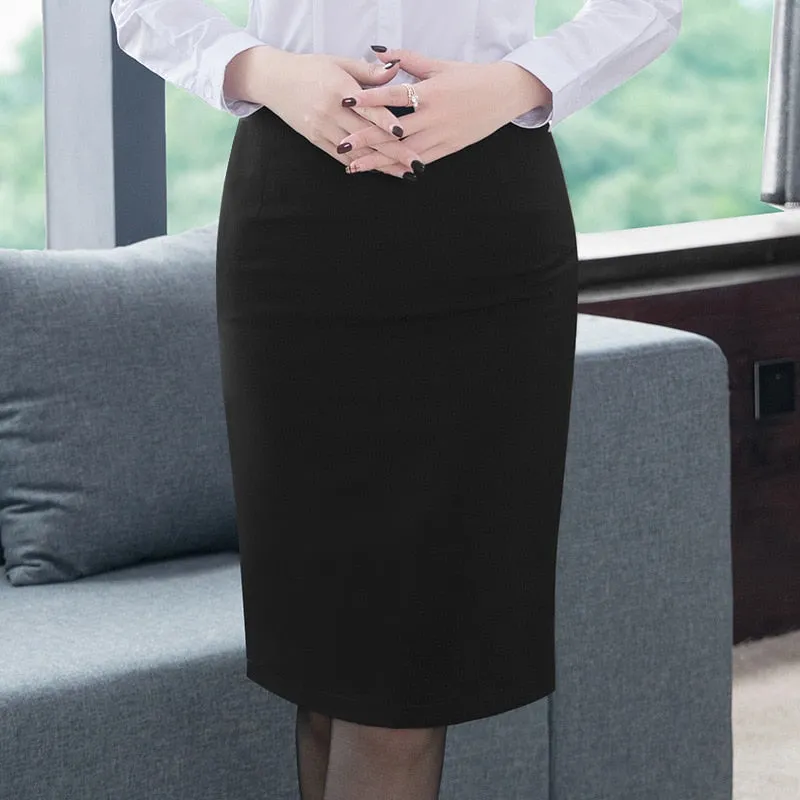 Pencil Skirt New Fashion  High Waist  Skirt