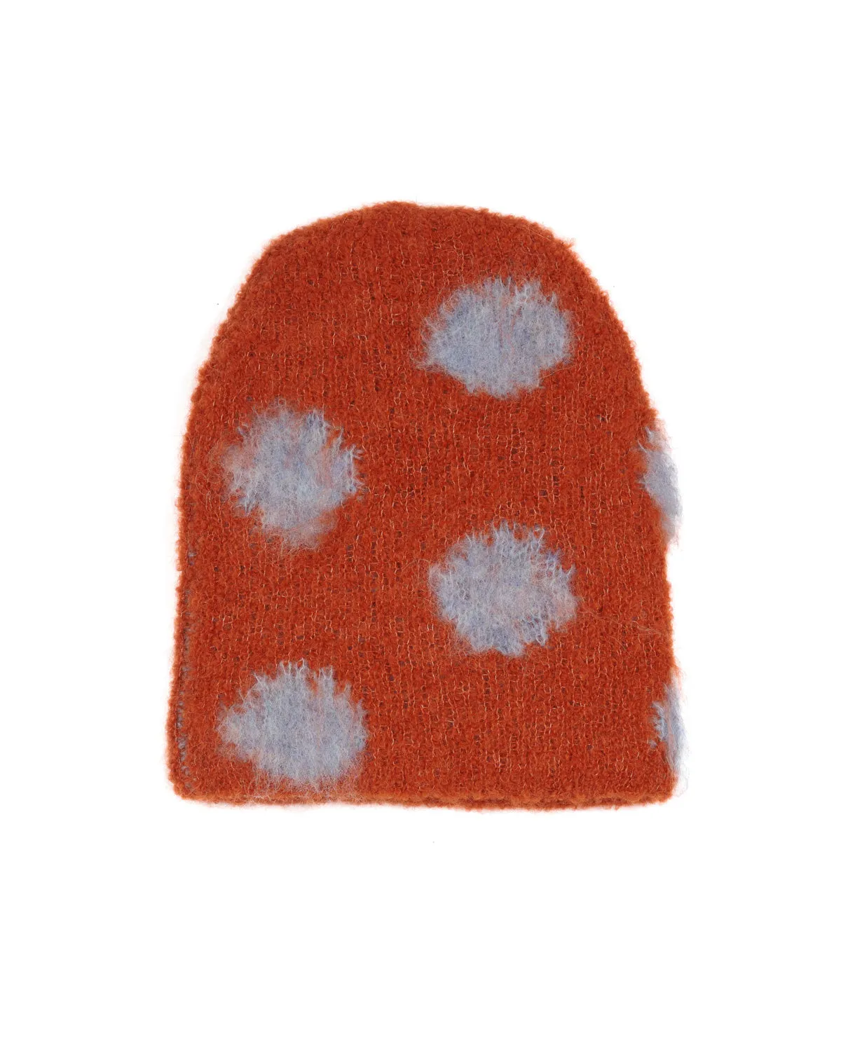 Polka Dot Beanie - Terracotta