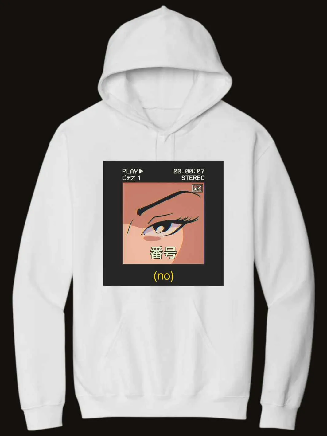 Popkiller Artist Series Warakami Vaporwave NO Pullover Hoodie