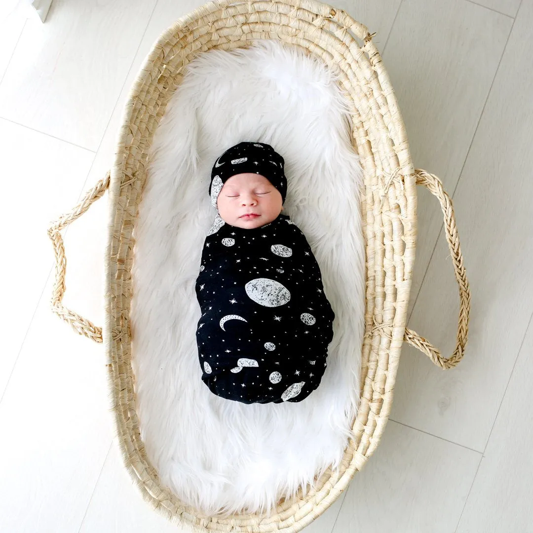 Posh Peanut Riley Swaddle & Beanie Set