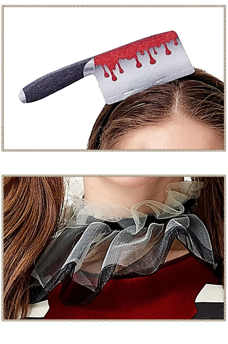 Premium Clown Zombie Ladies Scary Costume
