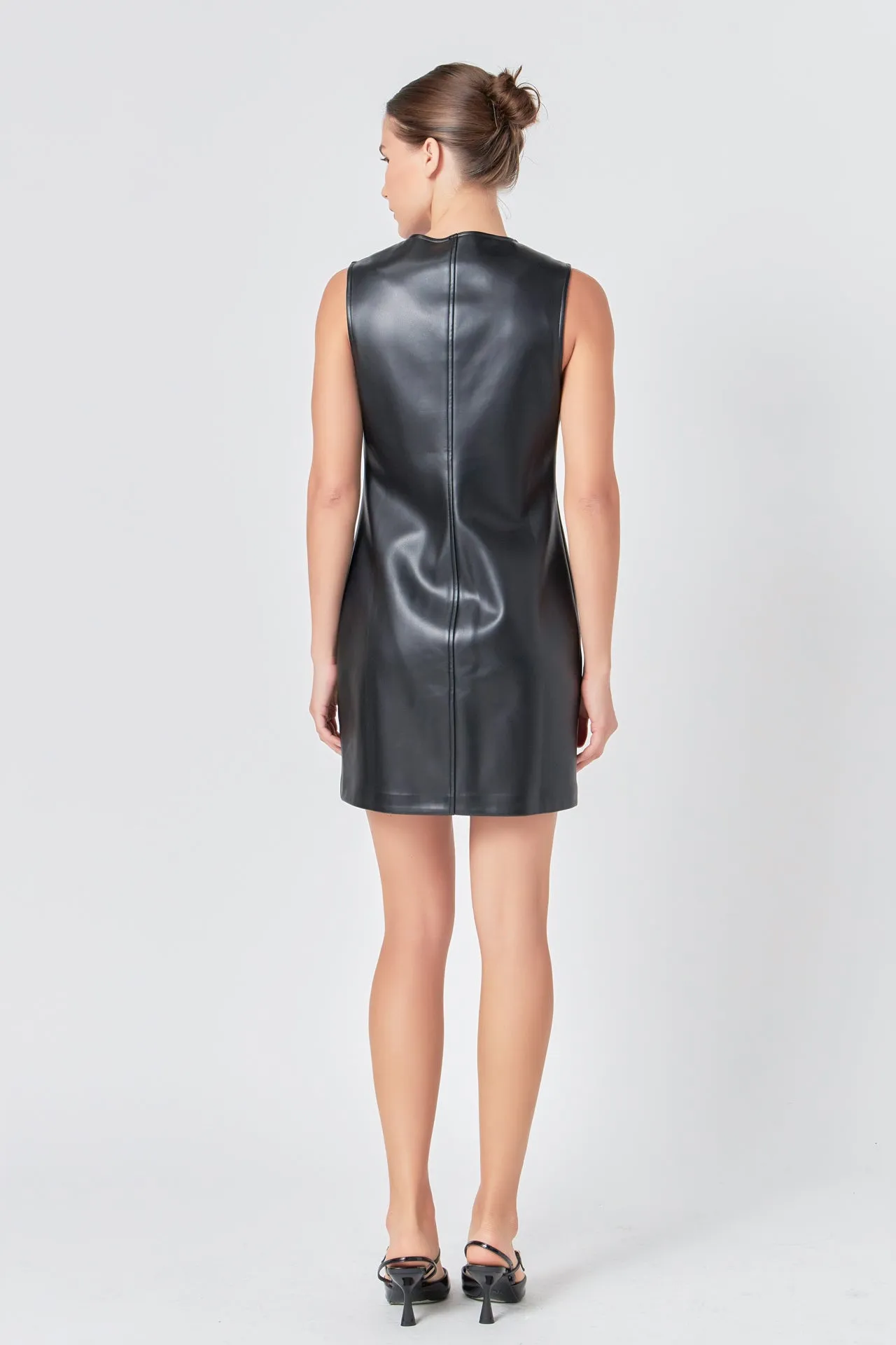 PU Chain Dress