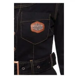 QUEEN KEROSIN WORKWEAR OVERALL BLACK