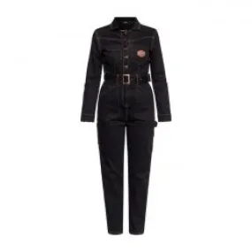 QUEEN KEROSIN WORKWEAR OVERALL BLACK