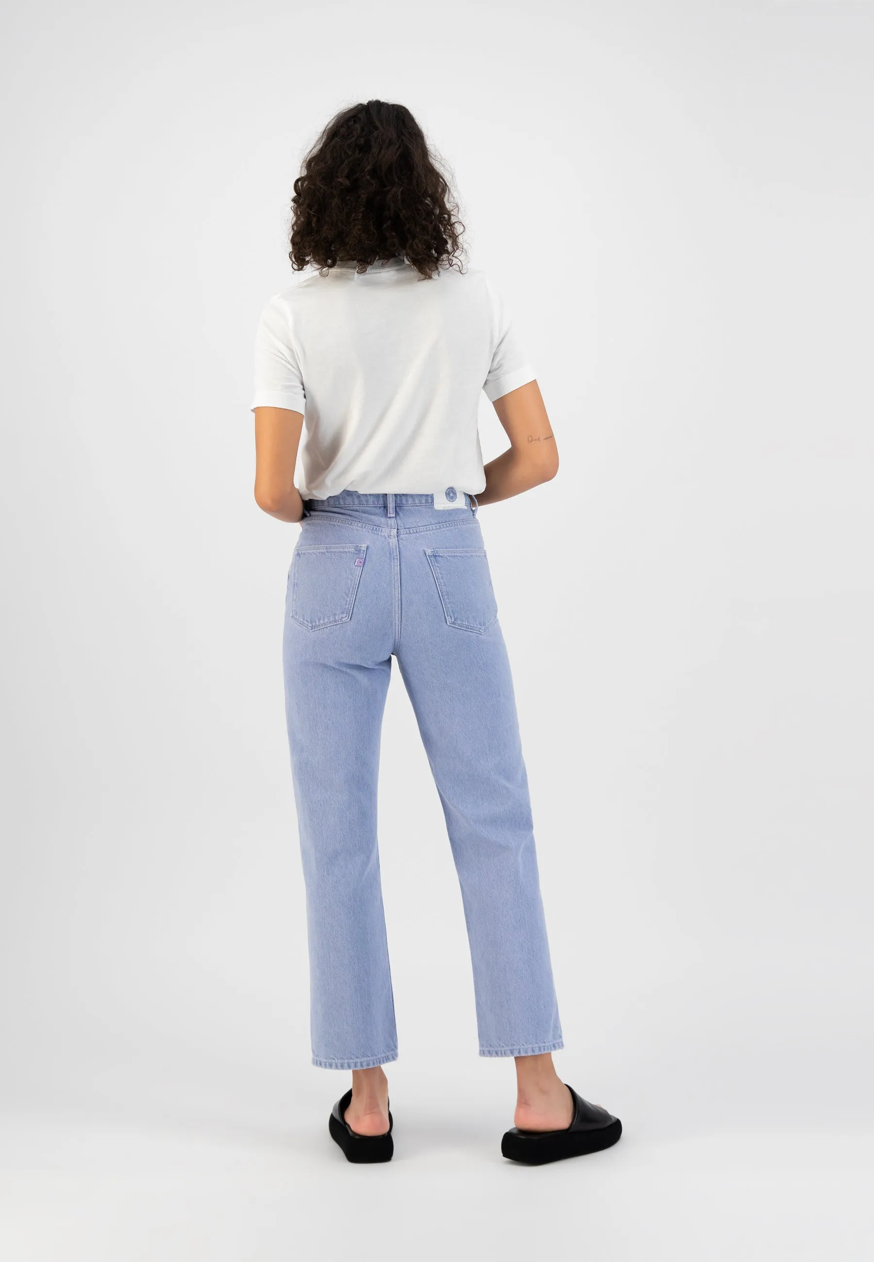 Relax Rose Cropped Jeans Lavender