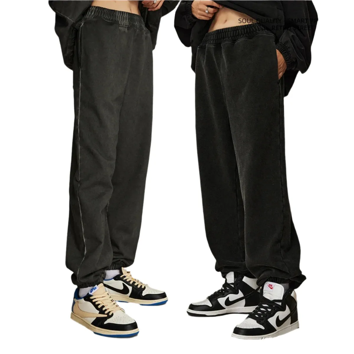 Relaxed Fit Washed Sweatpants