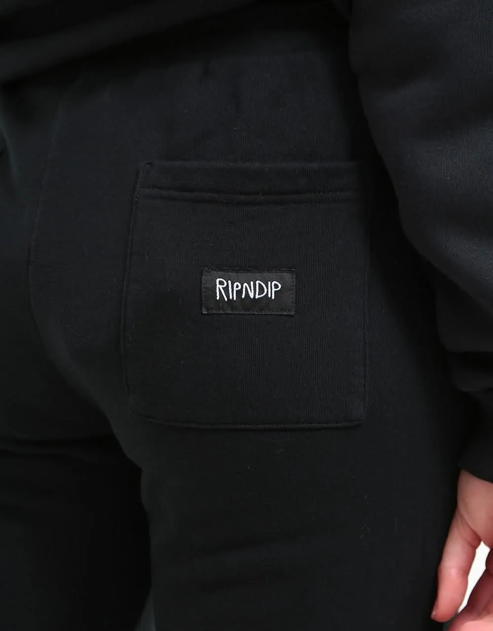 RIPNDIP Multi Logo Sweatpants - Black
