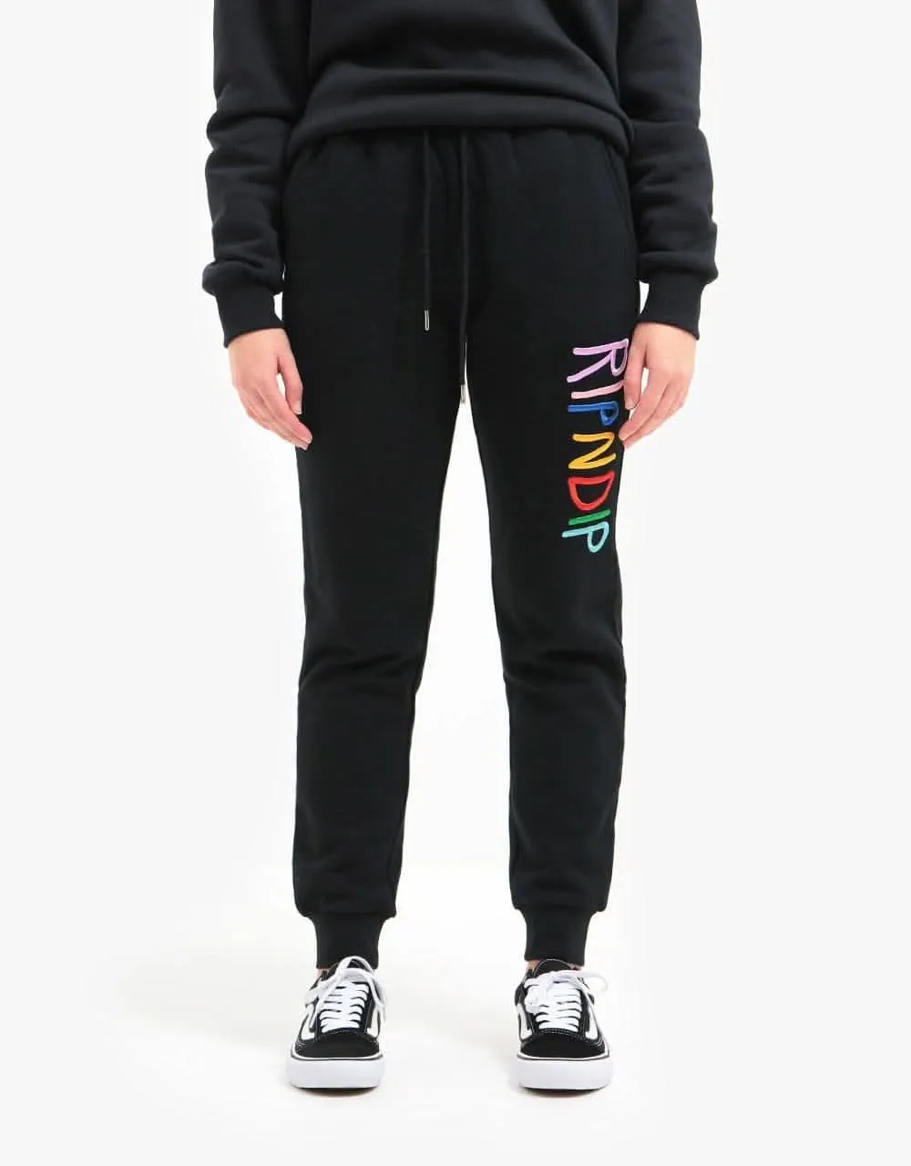 RIPNDIP Multi Logo Sweatpants - Black