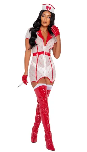 Roma 3PC Playboy Sexy Nurse Costume