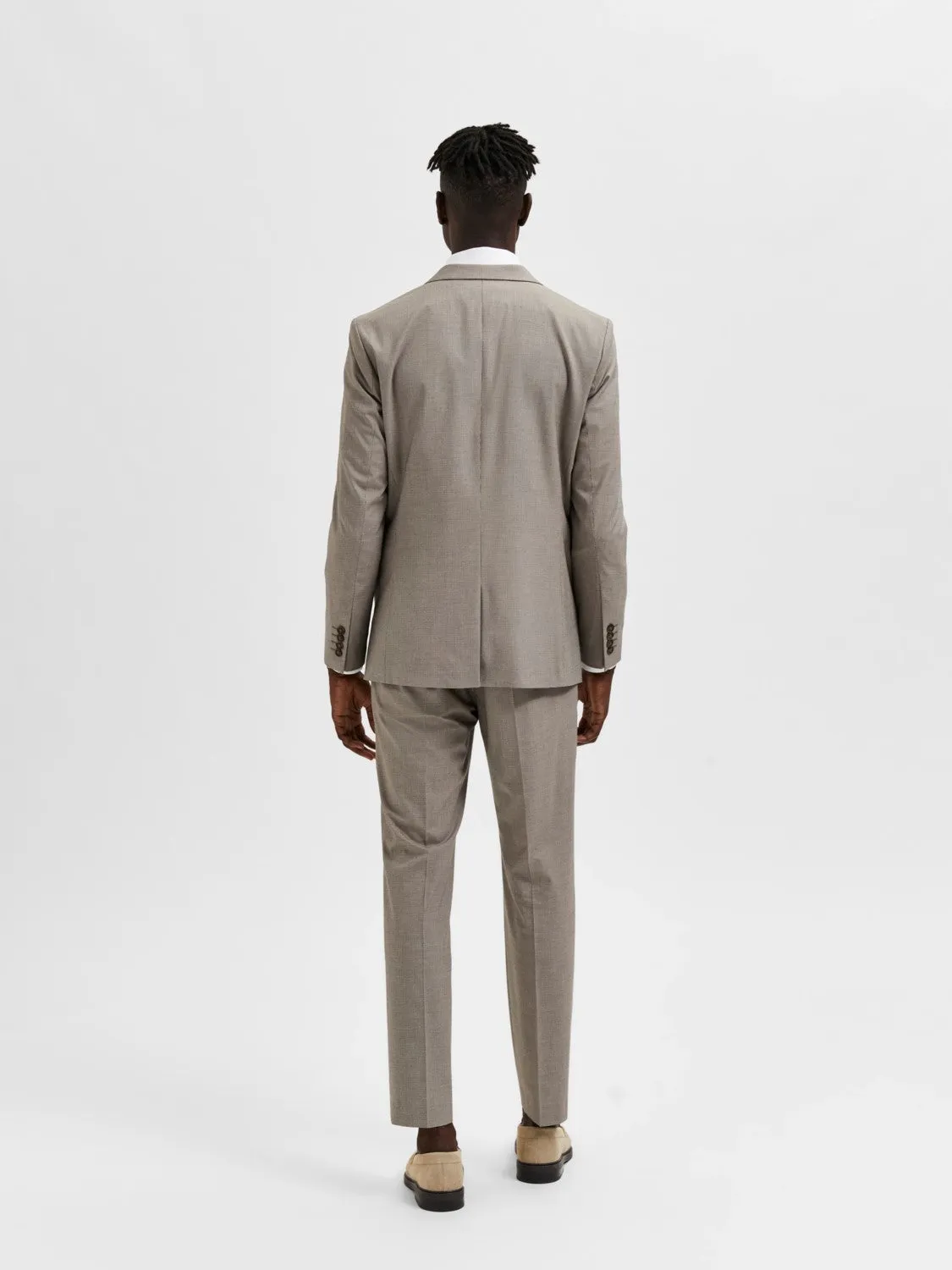 SELECTED HOMME BLAZER SLIM LIAM brownie