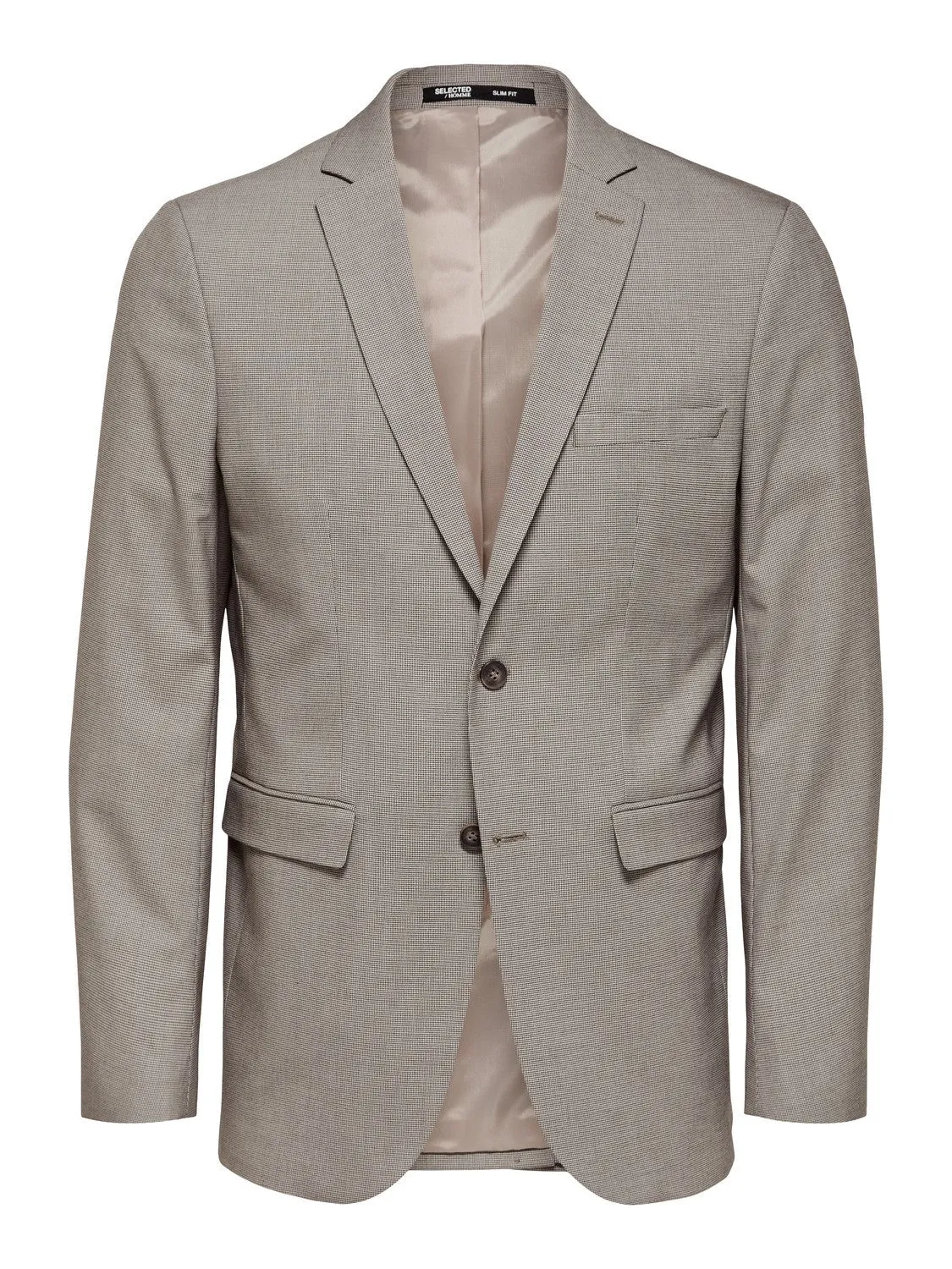 SELECTED HOMME BLAZER SLIM LIAM brownie