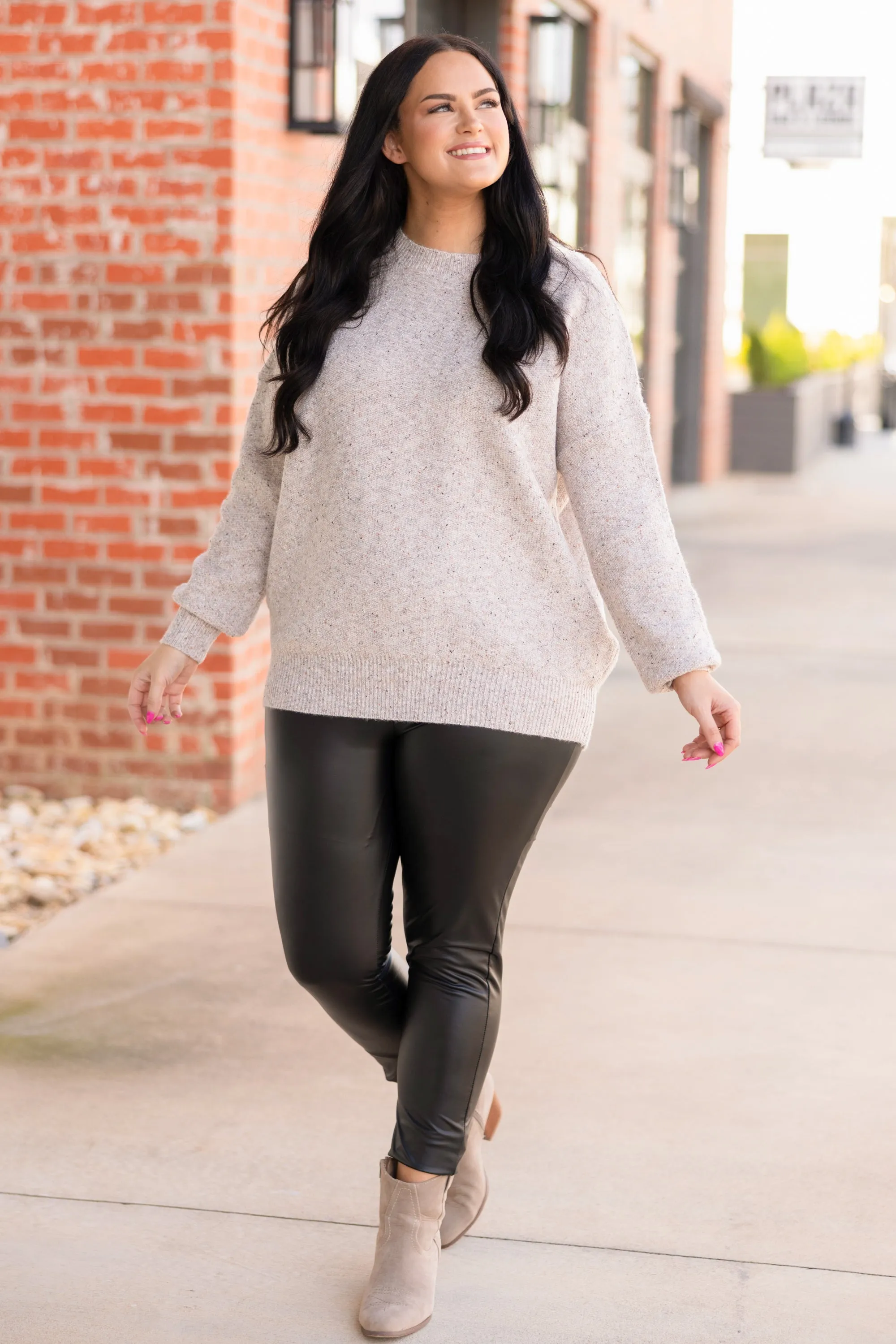 Simple Yet Cute Pullover, Light Grey
