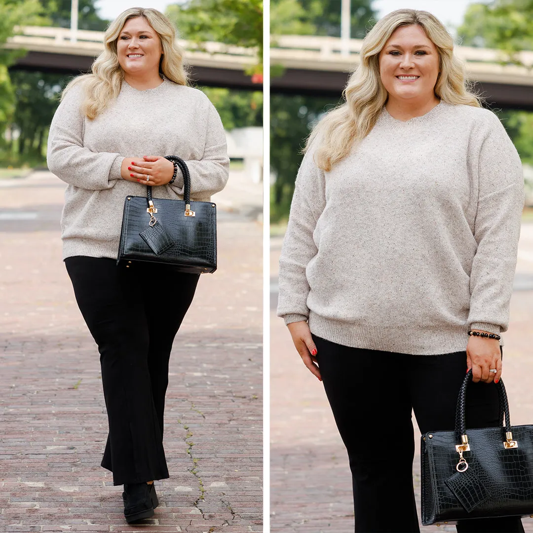 Simple Yet Cute Pullover, Light Grey