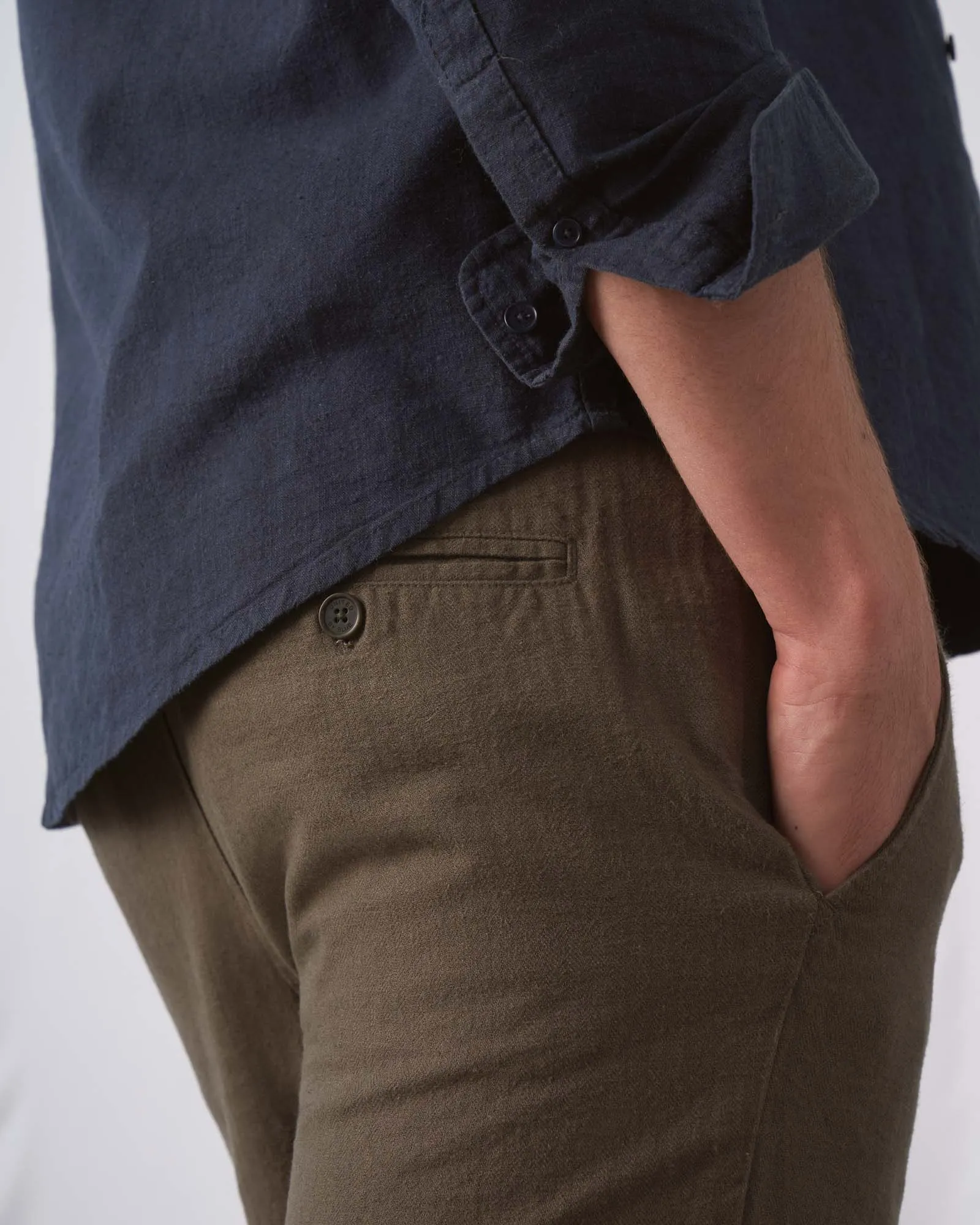 SoftHemp™ Herringbone Pull-On Chino