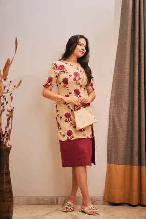 Soulful Pod Detachable Long Cotton and Hemp Dress