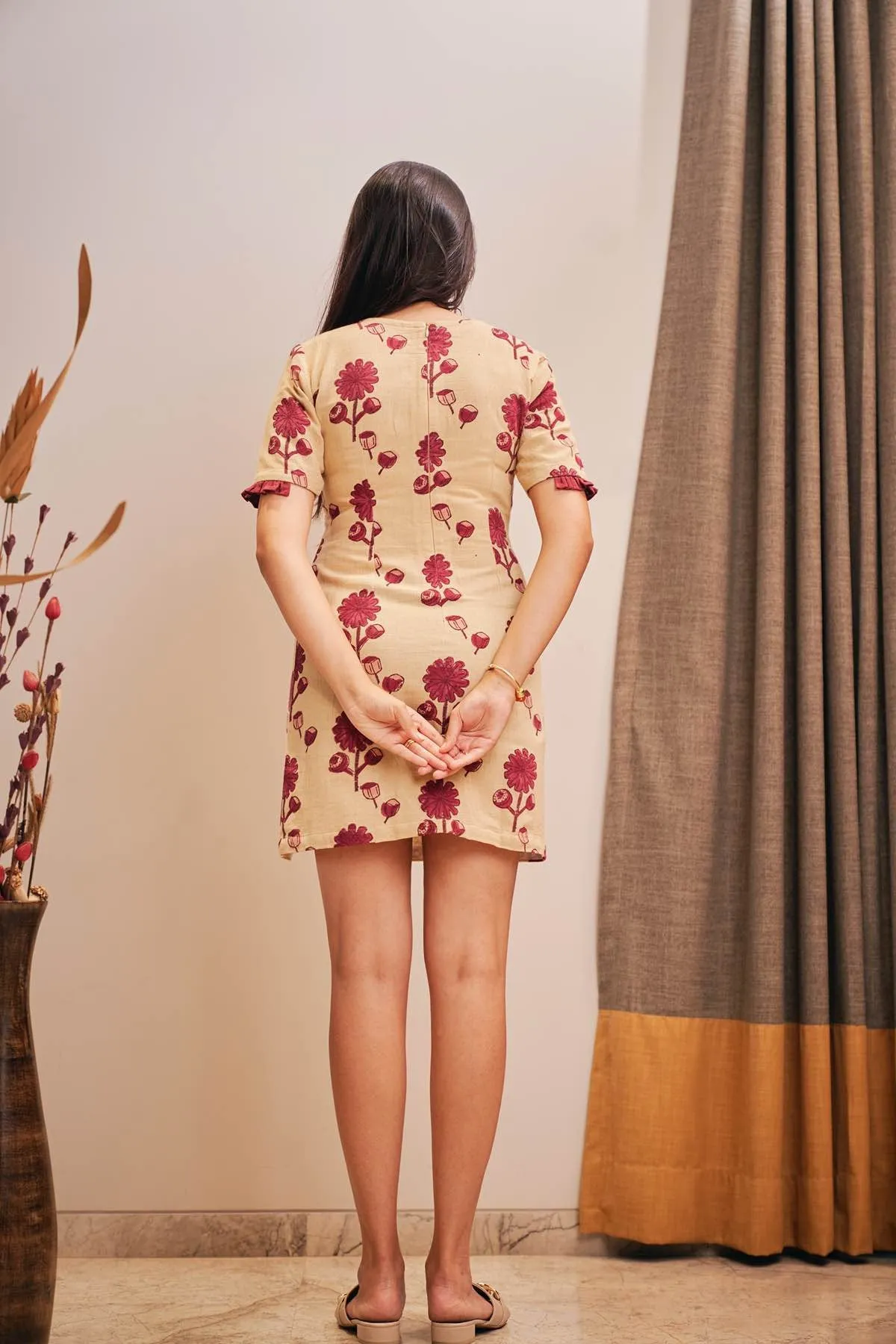 Soulful Pod Detachable Long Cotton and Hemp Dress