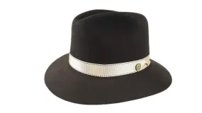 Stetson Royal Calhoun Cordova Brown Fedora Size 7 1/4