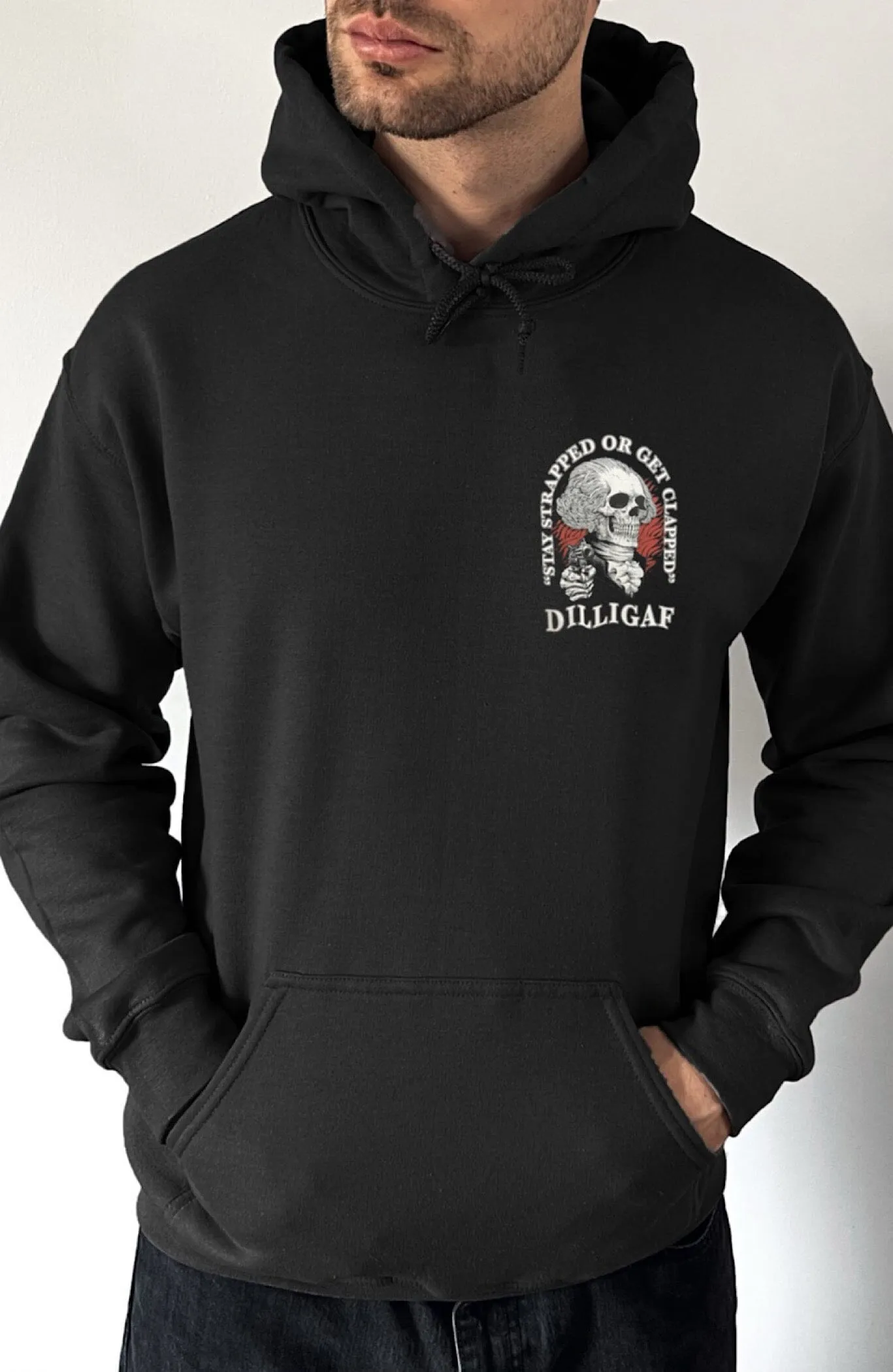 Strapped or Clapped Pullover Hoodie