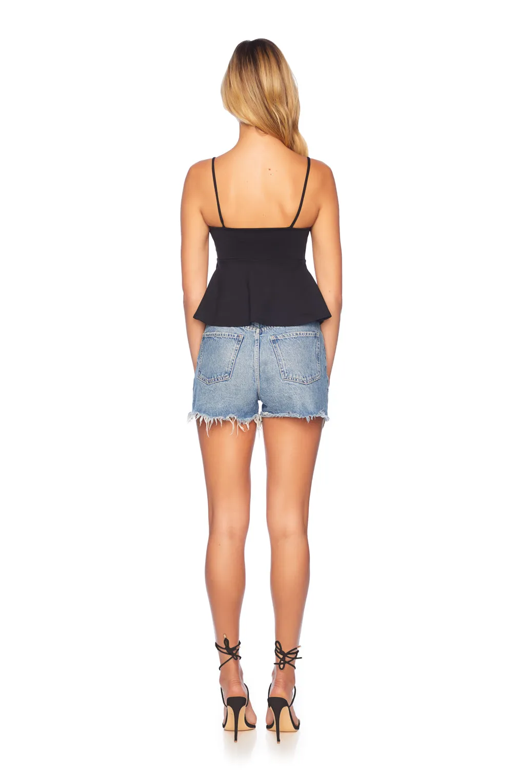 string square flare top
