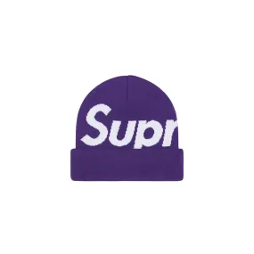 Supreme Big Logo Beanie Beanie (FW23) Dark Purple