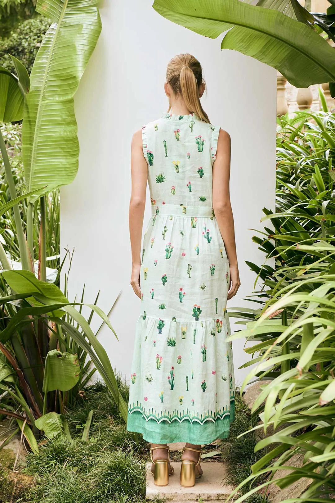 The Dreamer Label -  Ayla Cactus Maxi Dress