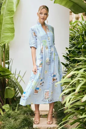 Tilda Olive Ankle Dress