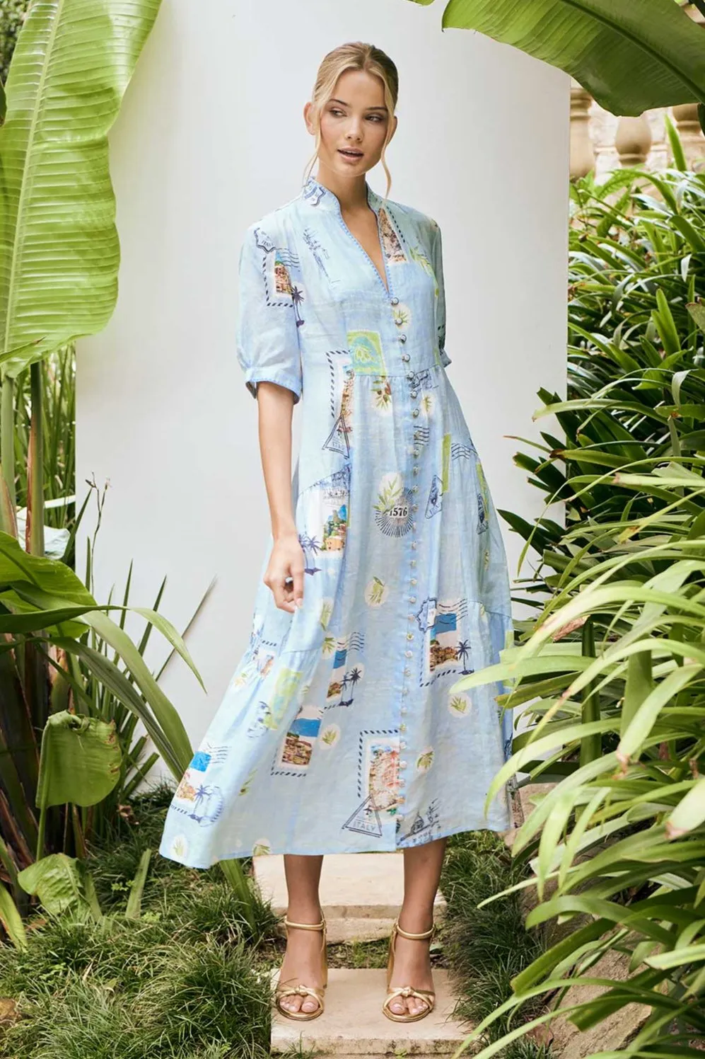 Tilda Olive Ankle Dress
