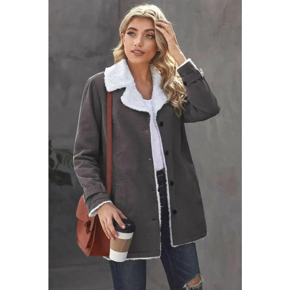 Timeless Collared Neck Coat Elevating Luxury Fashion for Women