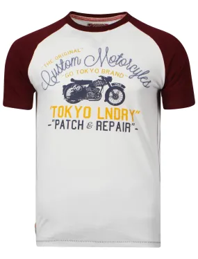 Tokyo Laundry Patch & Repair Oxblood t-shirt
