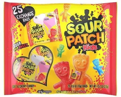Valentines Sour Patch Kids Exchange Bags