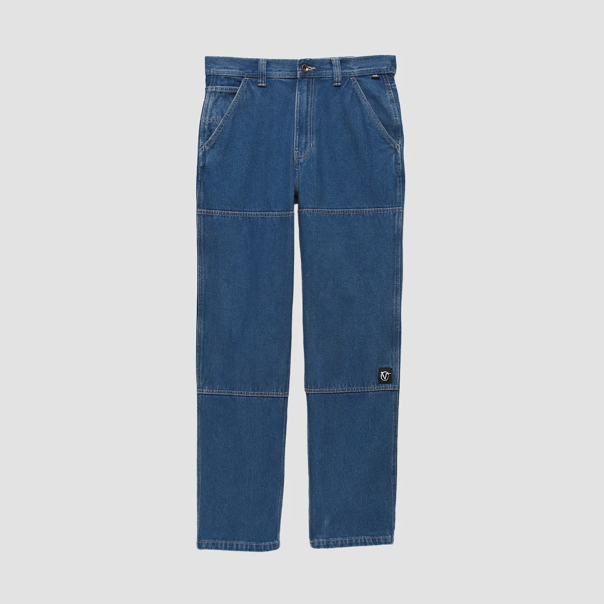 Vans Rowan Zorilla Drill Chore Loose Carpenter Denim Pants Vintage Indigo