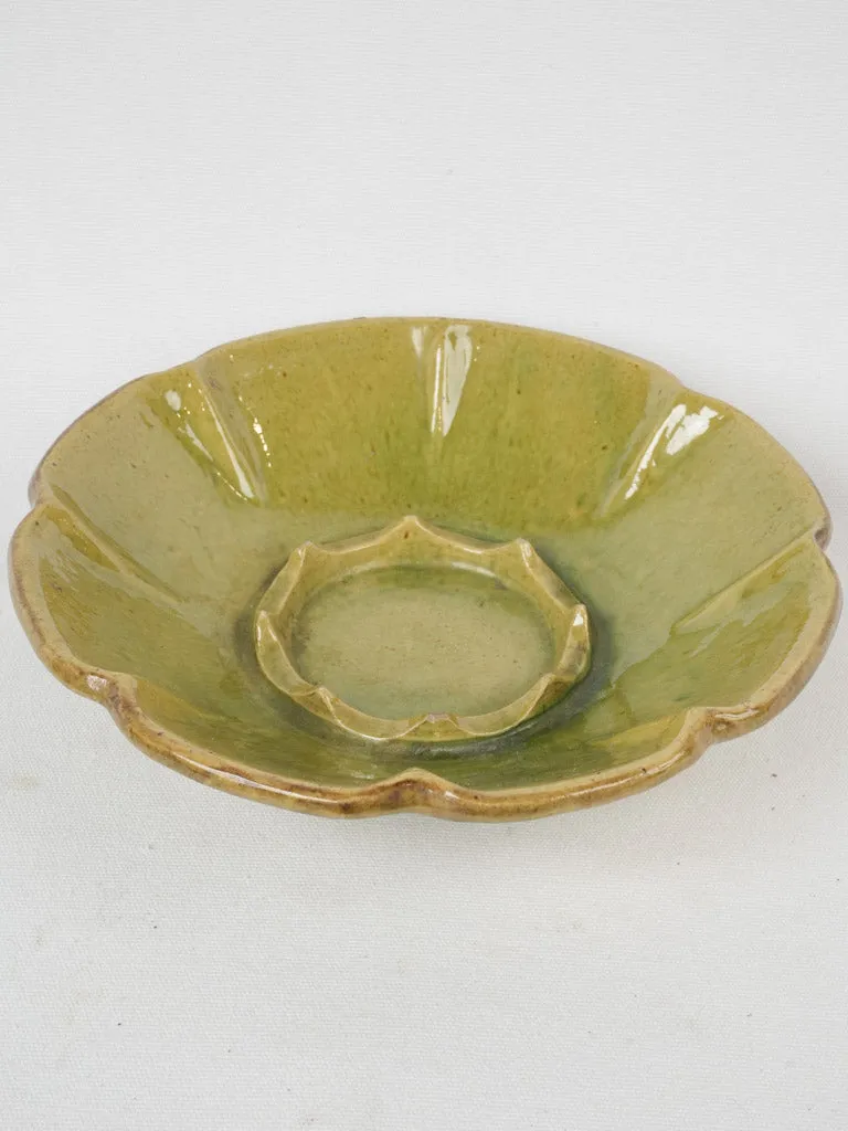 Vintage French melon presentation platter 11¾"