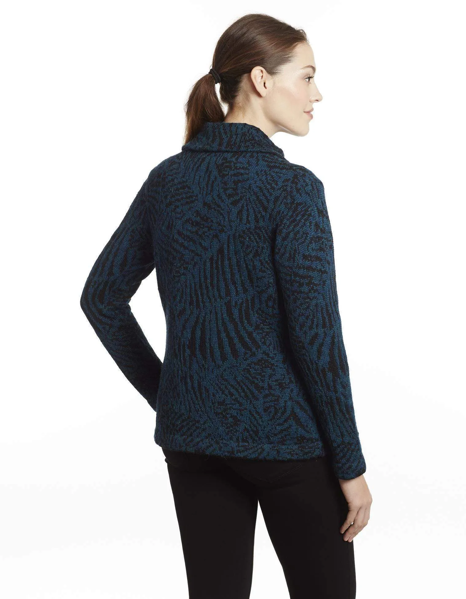 Vita Crossover Alpaca Wrap Cardigan for Women