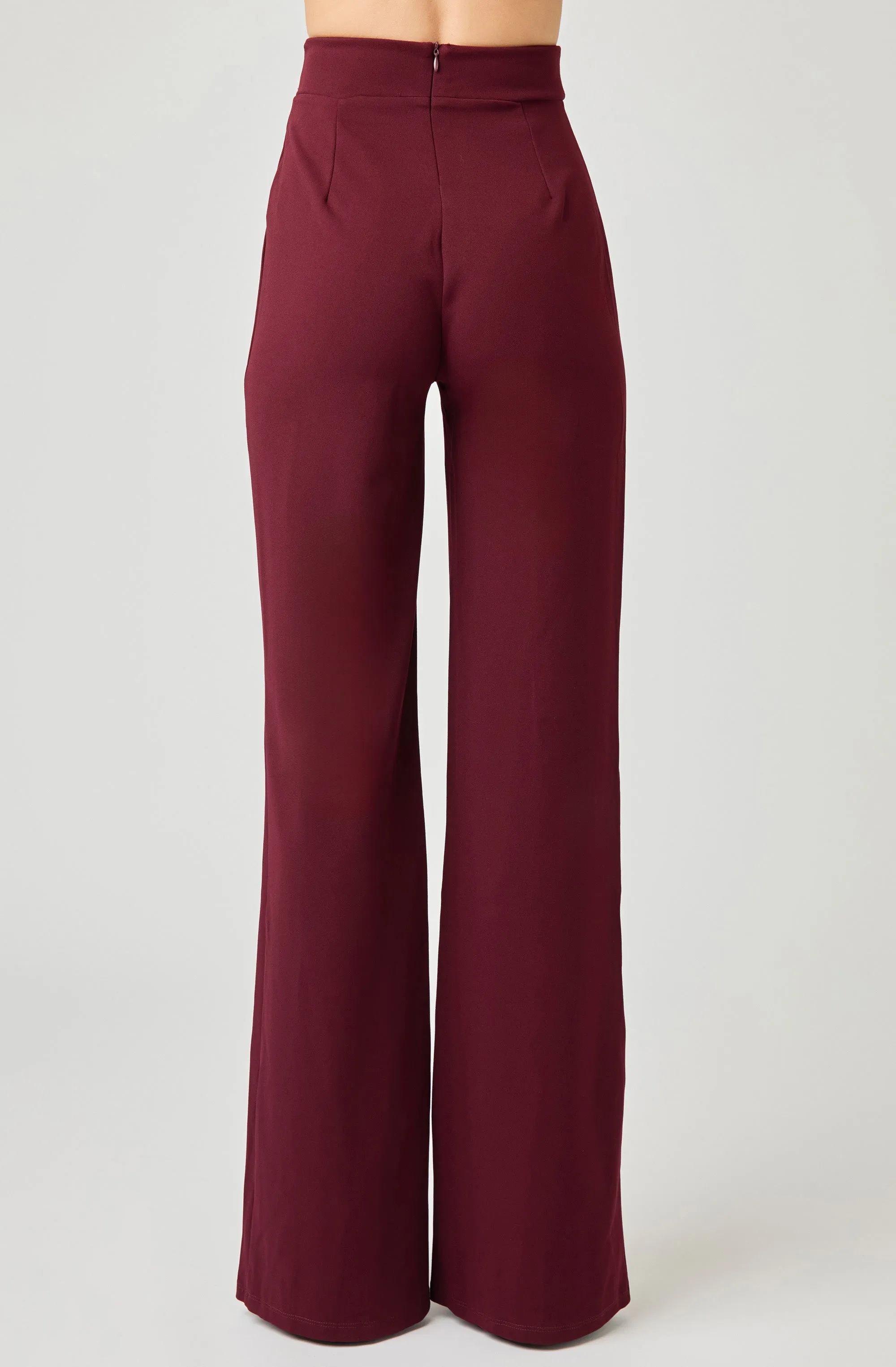 Wide Leg CG Buckle Pants