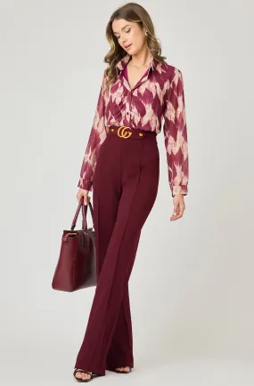 Wide Leg CG Buckle Pants