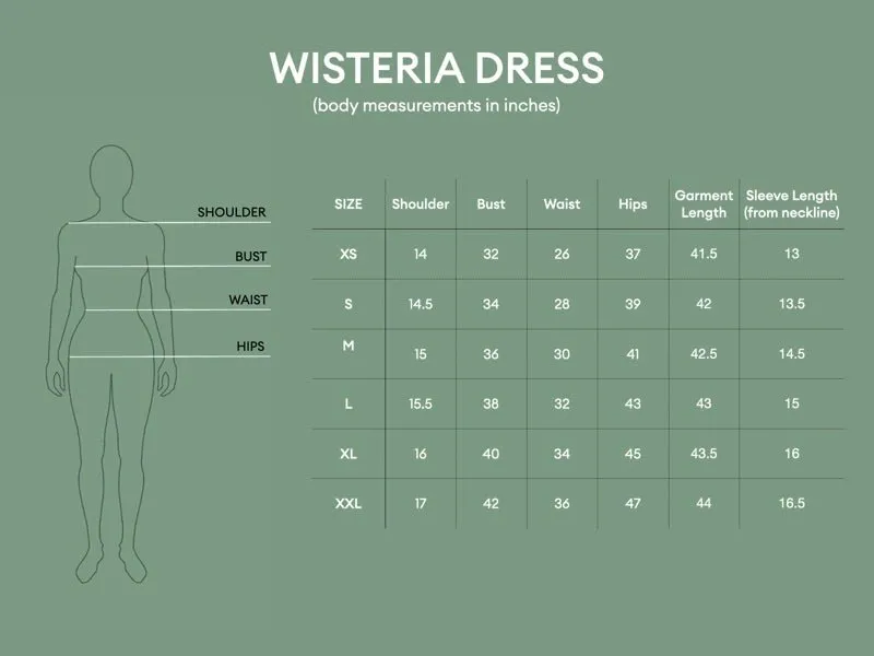 Wisteria Gathered Dress - White